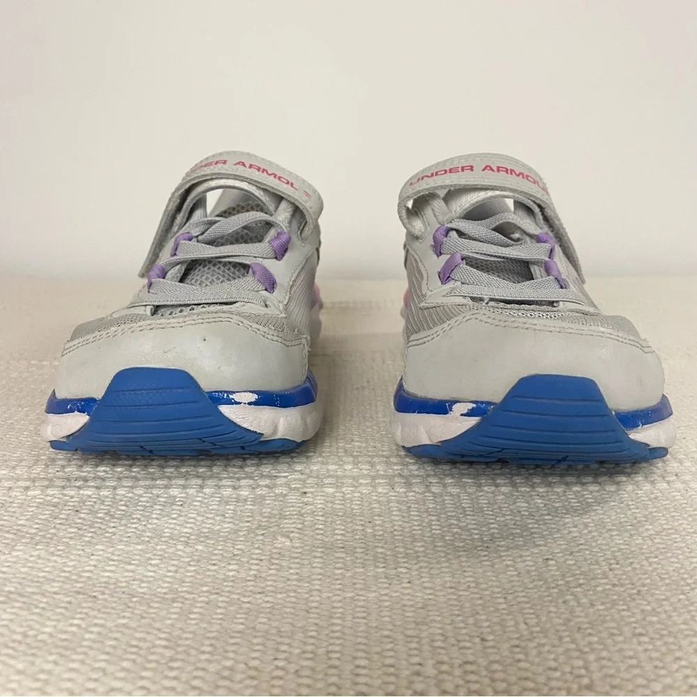 UNDER ARMOUR Assert Sneakers Halo Grey White Little Kid size 3